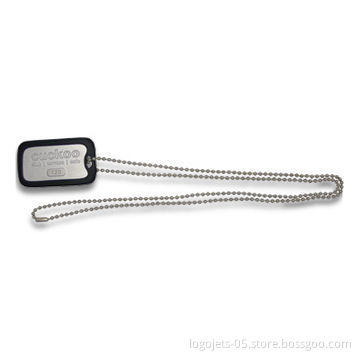 Iron/Aluminum/Brass Dog Tag with Soft Enamel Color Filling and Printing